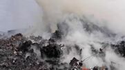 Токсичен дим обгърна албански град, гори стоманолеярен завод (ВИДЕО)