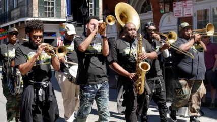 John Cena's theme played by New Orleans brass band