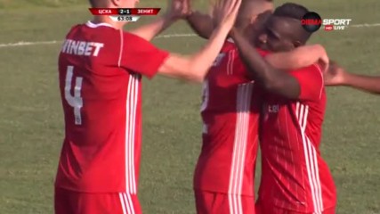 Втори гол и ЦСКА води срещу Зенит