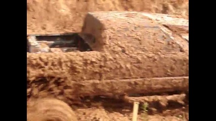 S10 Mud Truck Disappears in Mud Bog on 44 Boggers