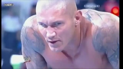 Randy Orton Punts Chris Jericho