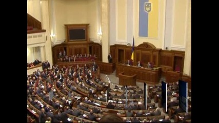 Бой в украинския парламент