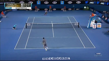 Federer vs Tsonga - Australian Open 2013 - Part 2!
