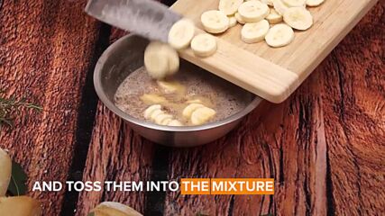 Old bread new dish: Banana bread pudding