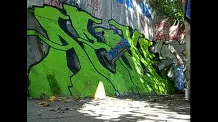 Above Graffiti Bunkerroller