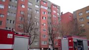 Пламна комин на жилищен блок в Благоевград