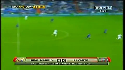 Real Madrid 8 - 0 Levante 22/11/2010 