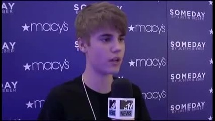 Justin Bieber Macy's Interview About Someday