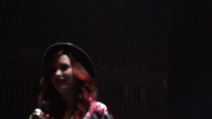 Demi Lovato Soundcheck Questions, Atlanta, 12_1_11