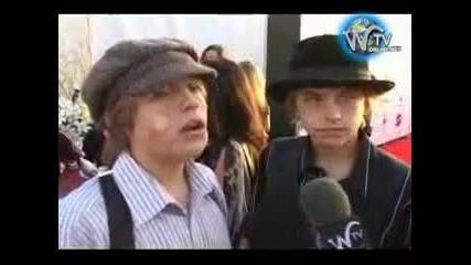 Dylan and Cole Sprouse interview at Children affected by Aids 16th Annual Dream Halloween 