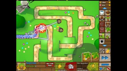 Bloons Tower Defense 5 - Track 1 (easy mode)