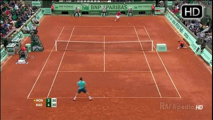 Nadal vs Monaco - Roland Garros 2012