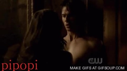 Damon Salvatore and Katherine Pierce