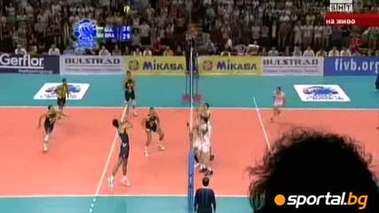 Волейбол: България - Бразилия 2:3 