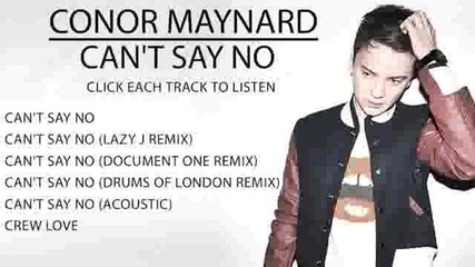 Conor Maynard - Can't Say No [remix]