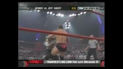 30. Juli 2004 - Tna Impact Jeff Hardy vs. Kid Romeo