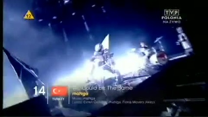 Eurovision 2010 Turkey - Manga - We Could Be The Same (final) 