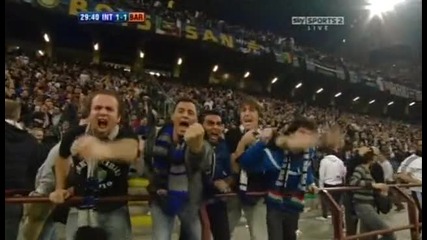 Champions League Inter Milan 1 - 1 Barcelona 20.4.2010 