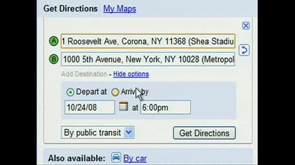 Transit On Google Maps
