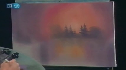 S23 Радостта на живописта с Bob Ross E07 At Dawn's Light ღобучение в рисуване, живописღ