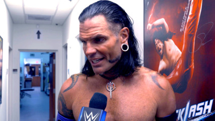 Jeff Hardy celebrates his return victory and his new back tattoo: WWE.com Exclusive, March 13, 2020