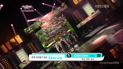 (hd) Boa ft. Luhan ( Exo-m) - Only one ~ Music Bank (24.08.2012)