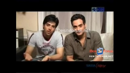 Kinshuk and Angad Talking About True Friendship on Star Sansaar 08-02-09