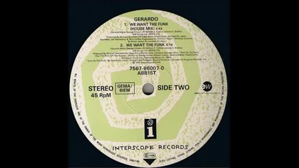 Gerardo - We want the funk (house Mix)
