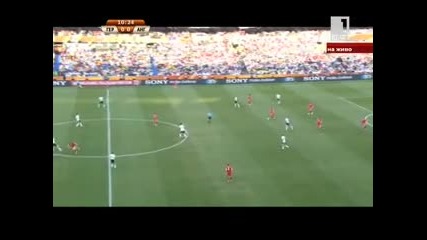 Германия - Англия 27.06.2010 първо полувреме част 2