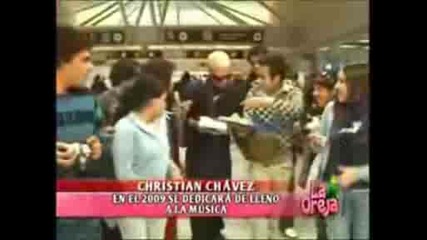 Christian Chavez Se Dedicar De Lleno A La Msica La Oreja