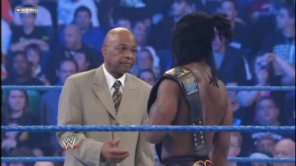 Wwe Smackdown след мачът на Kofi Kingston и Christian 