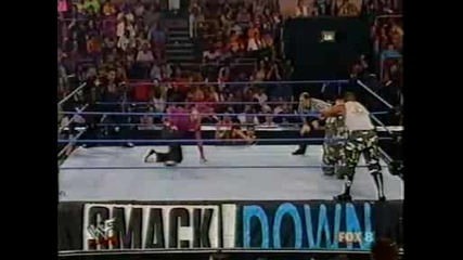Hardy Boyz vs Dudley Boyz Elimination Tables Match