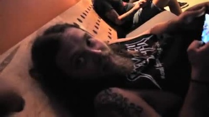 The Absence behind the scenes of the Enemy Unbound music video 