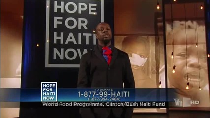 Hope for Haiti Now - A Global Benefit for Earthquake Relief. Wyclef Jean - Speech 