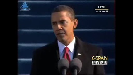 Реч На Барак Обама - Част 2 /20.01.2009/