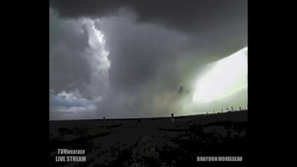 Time lapse - торнадо край Южна Каролина 23.7.2014