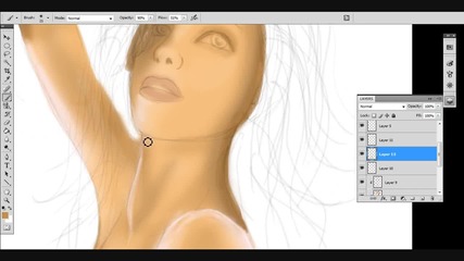 Дигитално рисуване- секси момиче Aywazoff