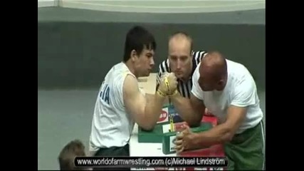 Cvetan Gashevski Vs Arsen Liliev - World of Armwrestling.com 
