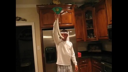 Drunk babe (brittany) throws up after beer bong
