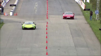 Ferrari F430 vs Lamborghini Lp 670-4 Sv