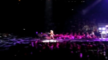 Britney Spears Shushes Crowd in I Wanna Go Live Full Length Femme Fatale Tour San Jose! 6_18_11