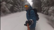 Riding in the woods - Snowboarding 2