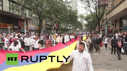 Първомайски сблъсъци по улиците на Богота