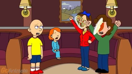 caillou misbehaves at East Side Mario's-grounded