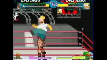 Stone Cold, The Rock Vs Homer, Krusty