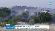 Големи пожари в Бургаско