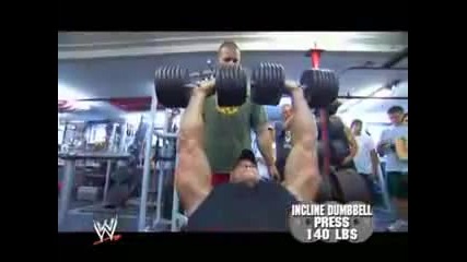 John Cena in the gym