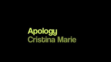 Me Singing Apology by Cristina Marie