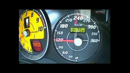 340 kmh en Ferrari F430 Scuderia Novitec Rosso Option Auto 