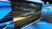 Мощна буря изкорени над 100 дървета в Хисаря, има потрошени коли